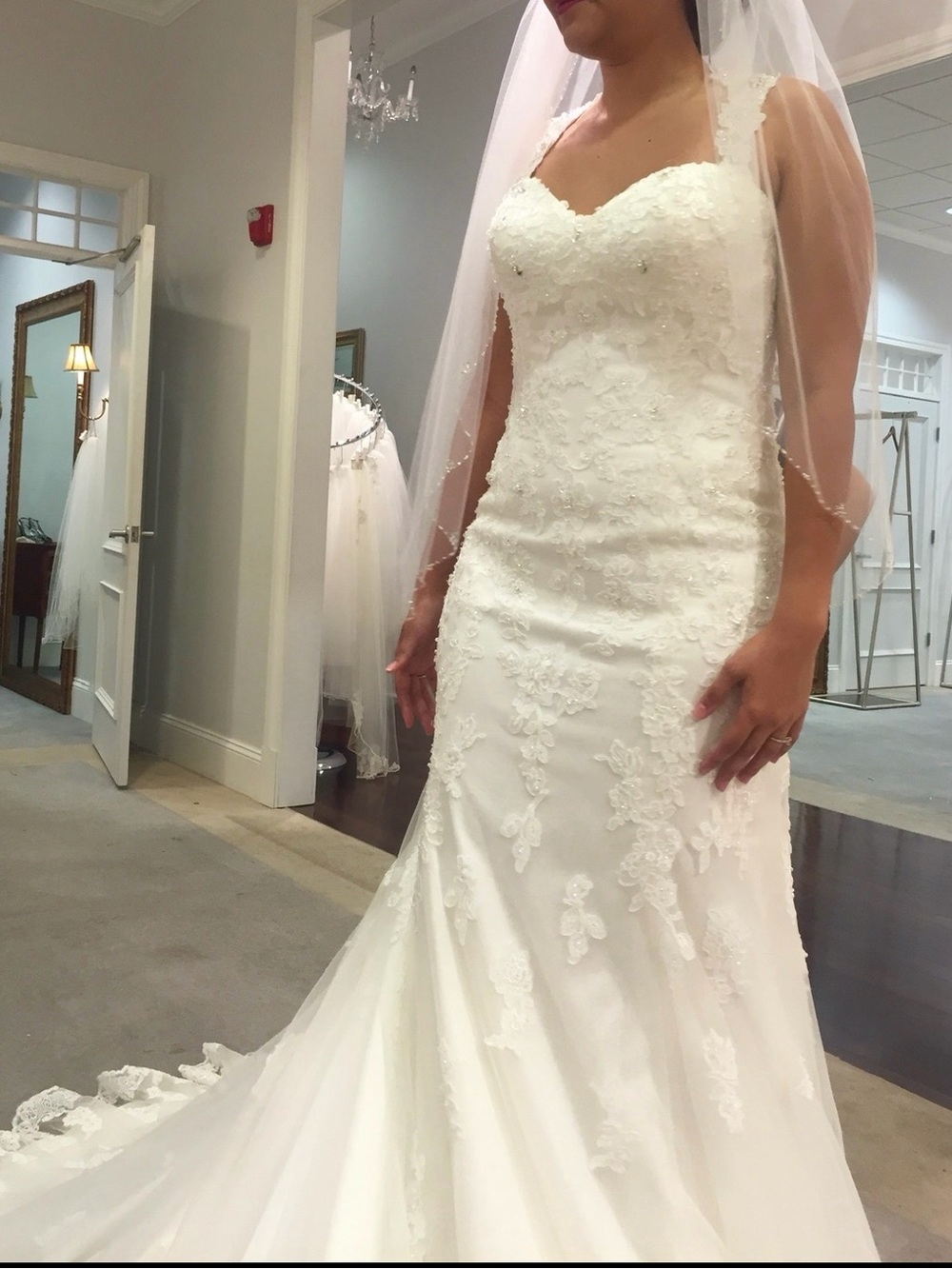 Sophia Tolli "Robin's" Sexy Keyhole Back, approximately size 6